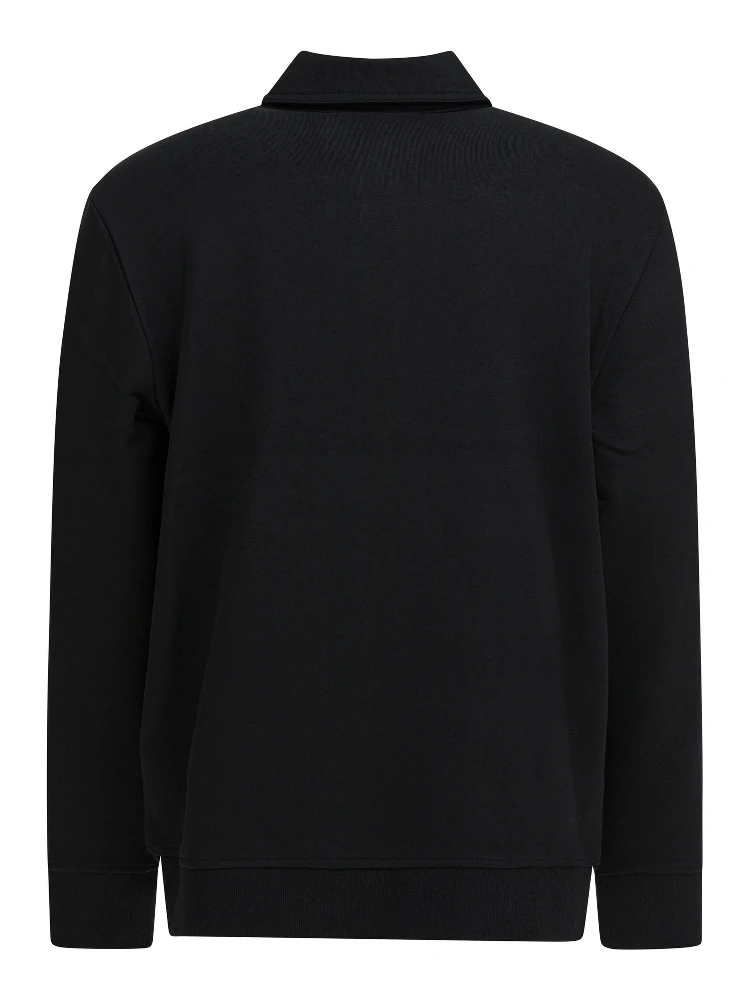 Cotton blend zippered polo shirt alternative