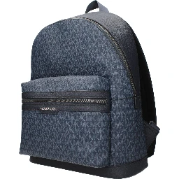 Blue Fabric Backpack