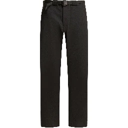 Wool blend belted pants