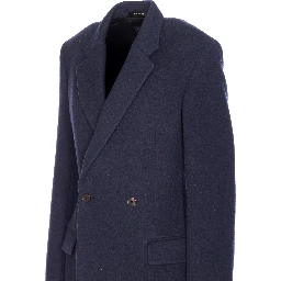 Balenciaga Coats Blue