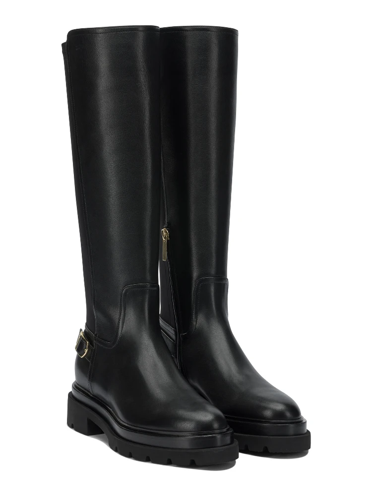 Leather knee-high boots alternative