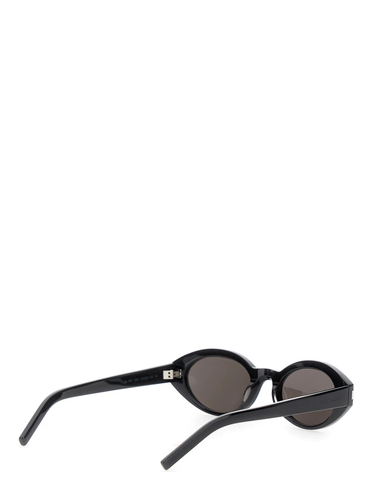 SL 567 Black Sunglasses with Logo Temples in Acetate Woman alternative