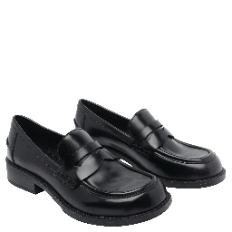 حذاء مسطح أسود من آش