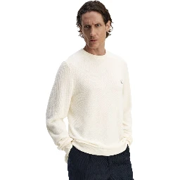 Fred Perry Sweaters Cream