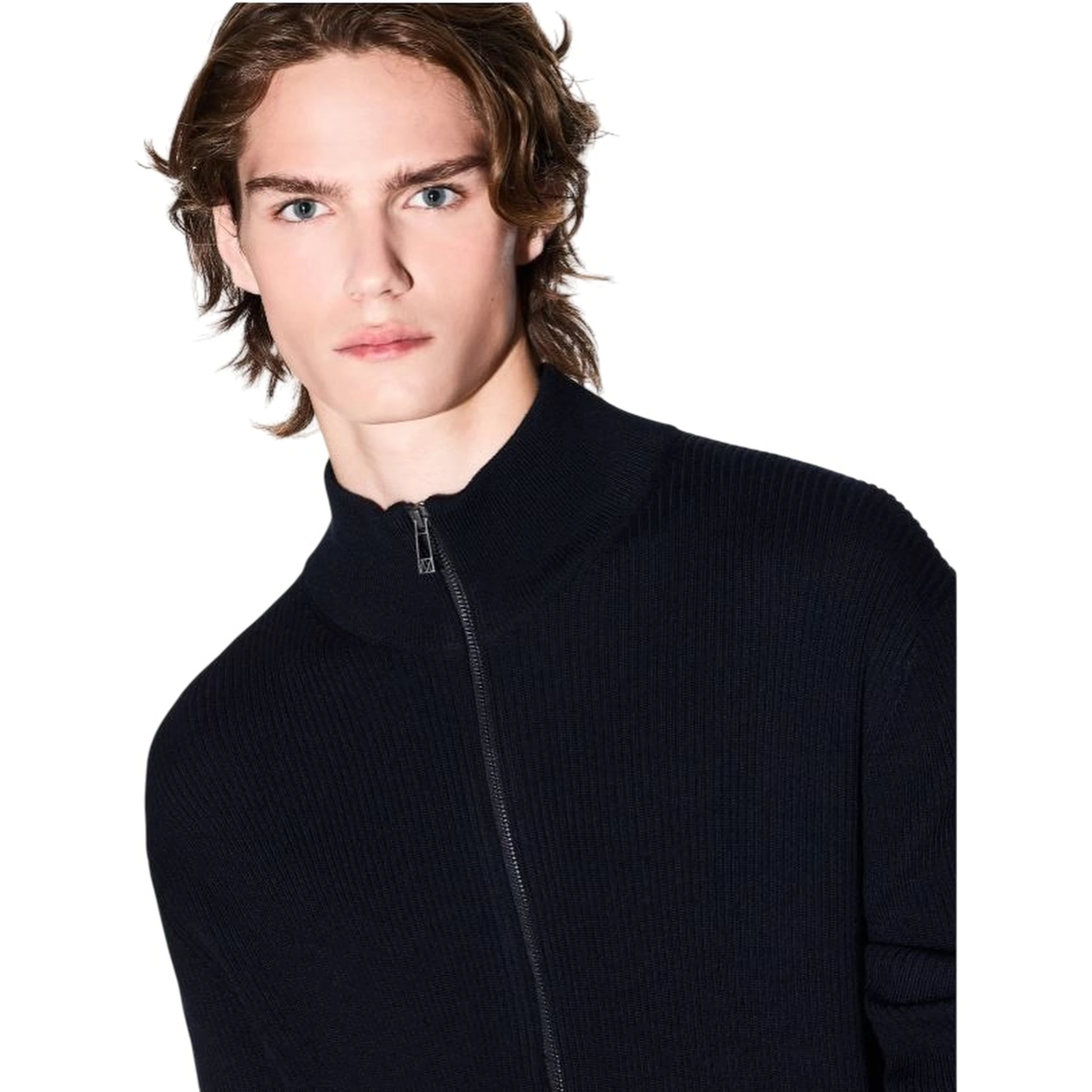 Armani Exchange full-zip cardigan