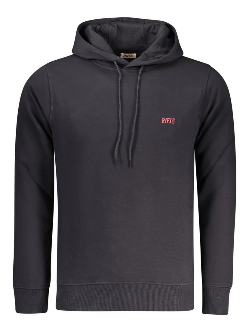Blue Cotton Men's Hoodie