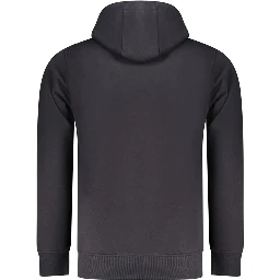 Blue Cotton Men's Hoodie