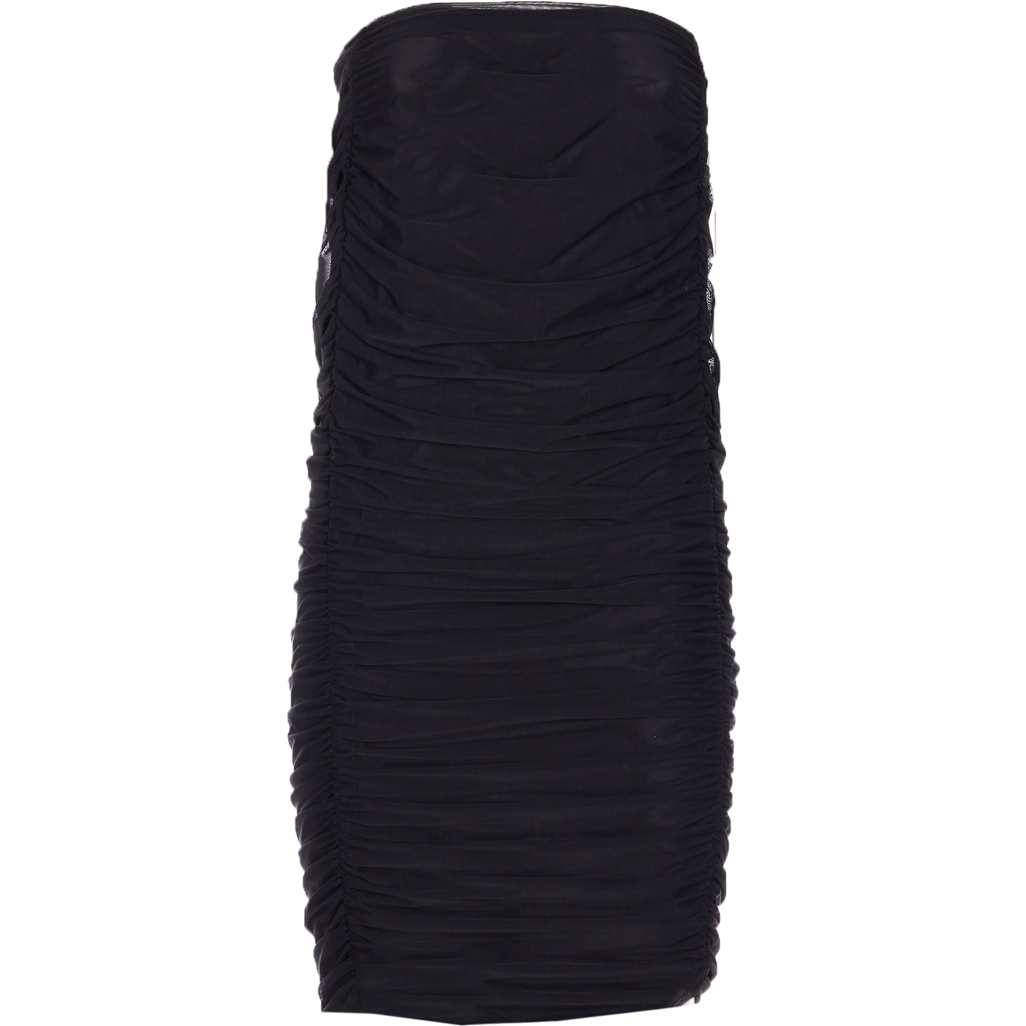 Corinna ruched midi skirt