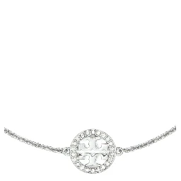 Miller Metallic Chain-Link Bracelet with Double T Charm and Crystal Embellishments in Brass Blend Woman