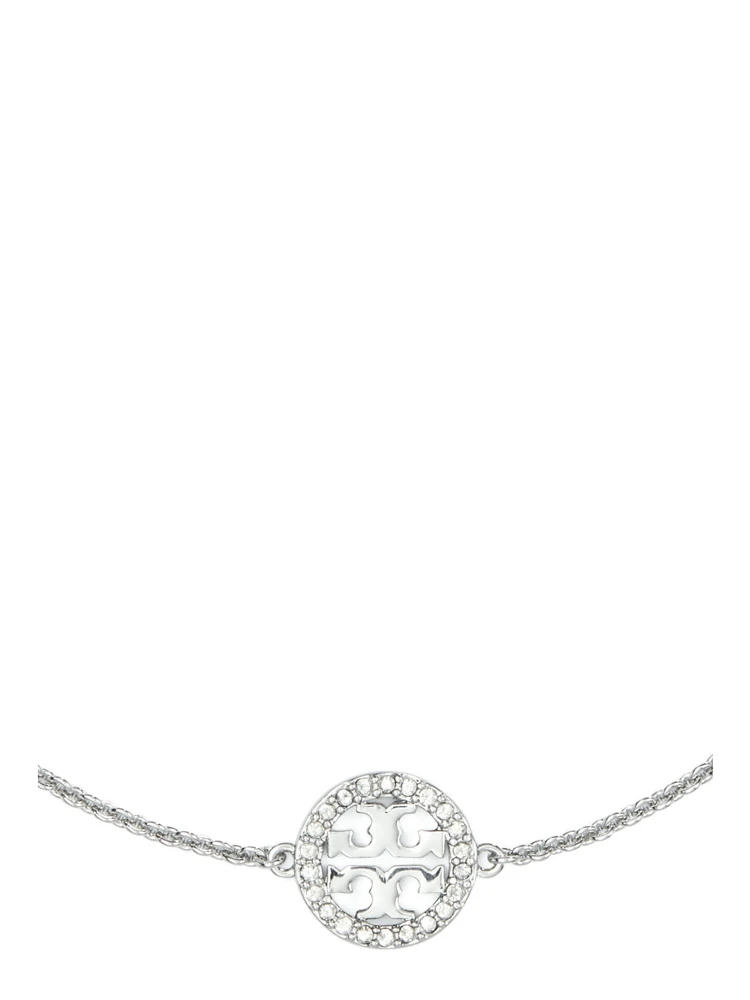 Miller Metallic Chain-Link Bracelet with Double T Charm and Crystal Embellishments in Brass Blend Woman alternative