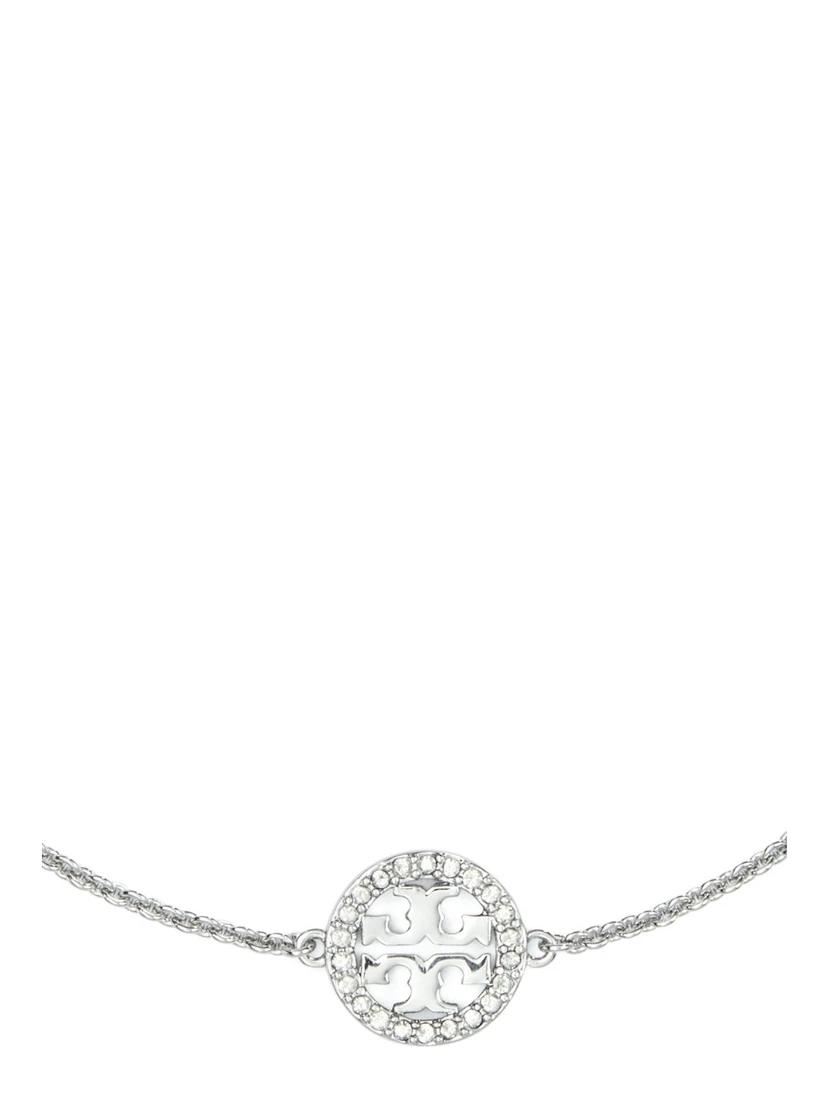 Miller Metallic Chain-Link Bracelet with Double T Charm and Crystal Embellishments in Brass Blend Woman