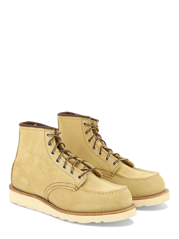 "Classic Moc" lace-up ankle boots alternative