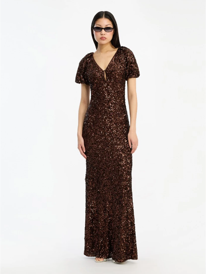 Rotate Dresses Brown