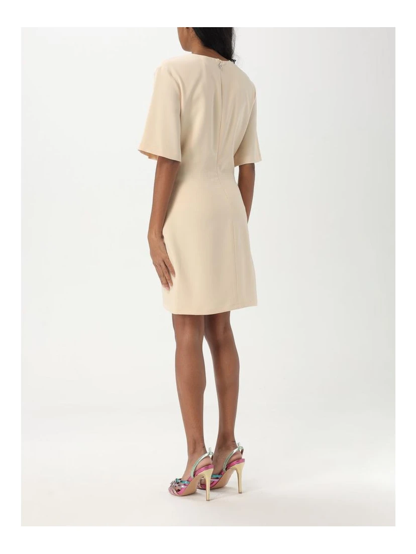 Multicolor Crepe Casual Dress