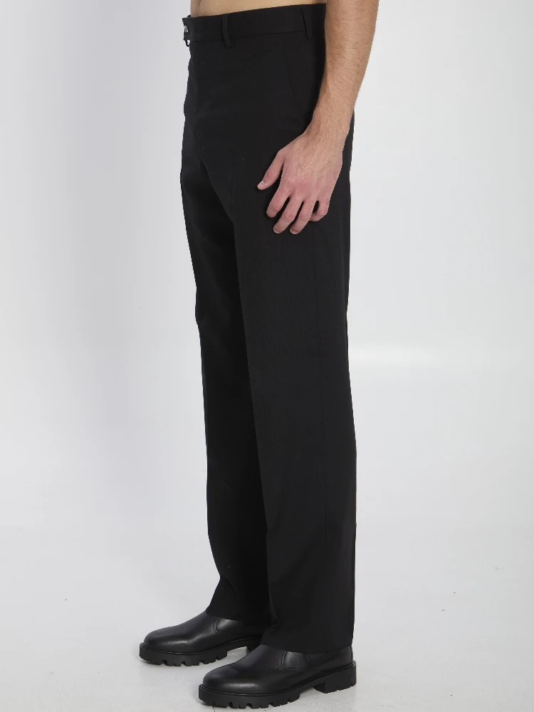 Wool gabardine trousers alternative