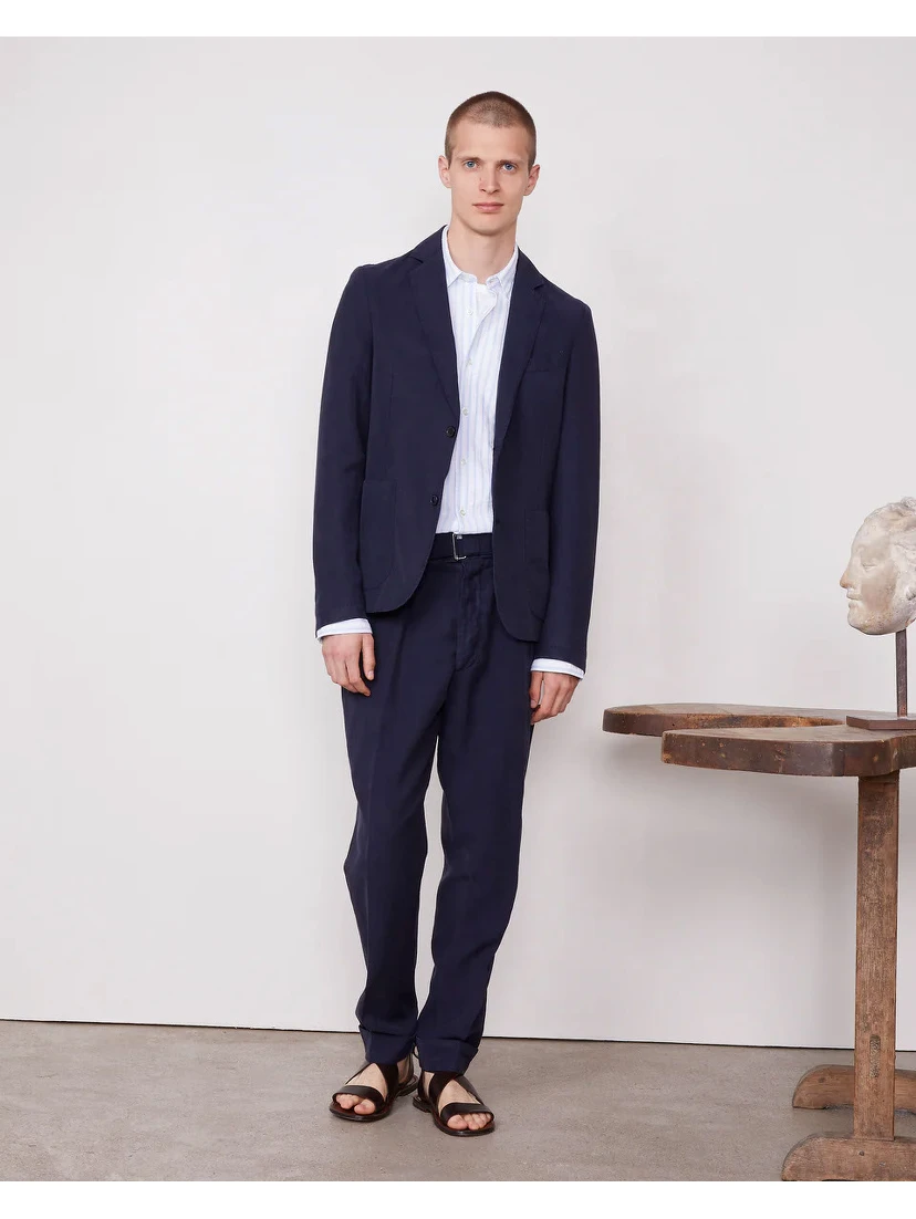 OFFICINE GENERALE Trousers Blue
