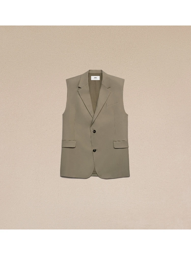 Ami Paris Coats Beige