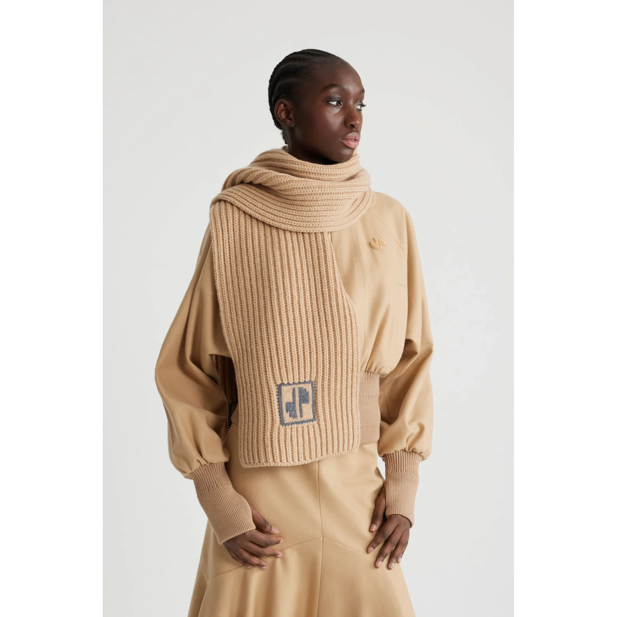 PATOU Scarfs Beige