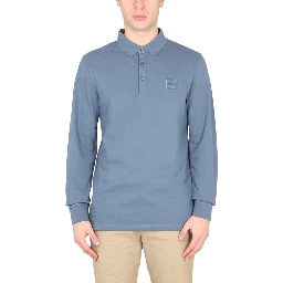 POLO WITH LOGO PATCH