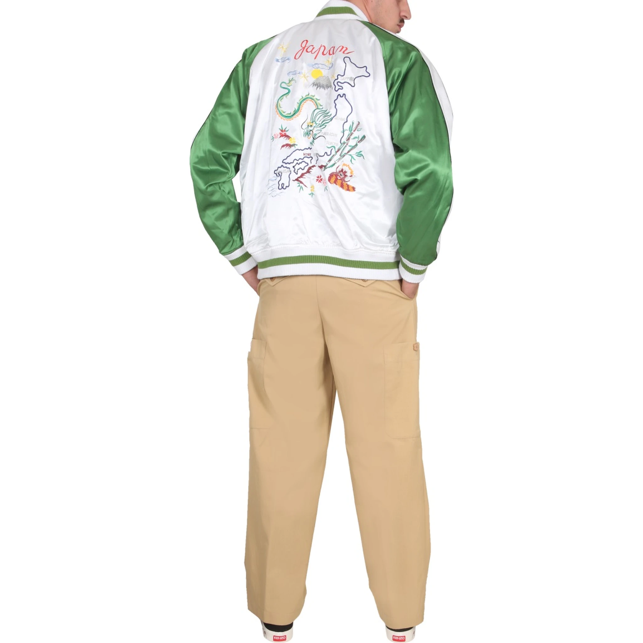 DOUBLE FACE BOMBER JACKET "FRANCE JAPAN"