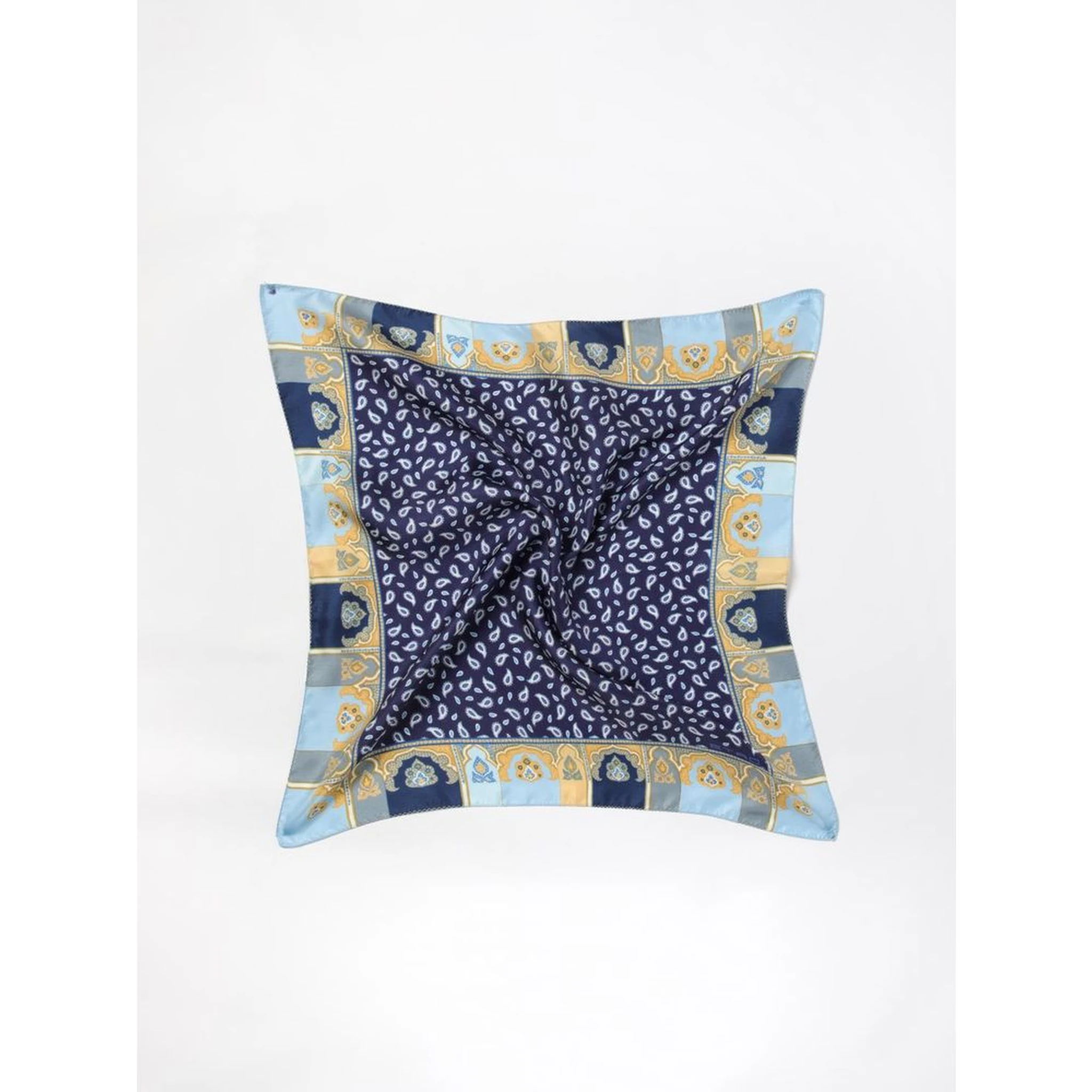 Blue Silk Foulard