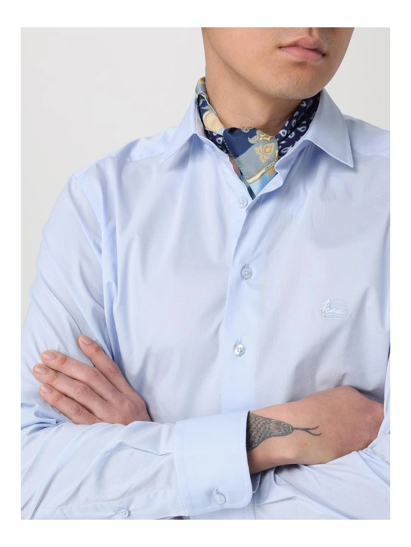 Blue Silk Foulard