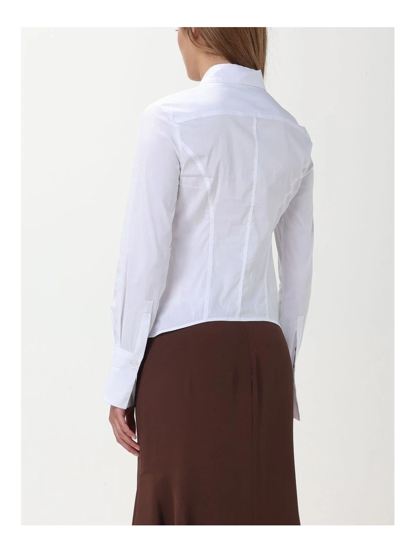White Cotton Dress Shirt