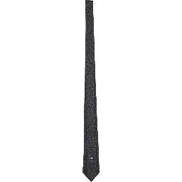 SILK TIE WITH CLAMPS