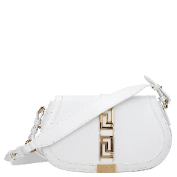 White Leather Crossbody Bag