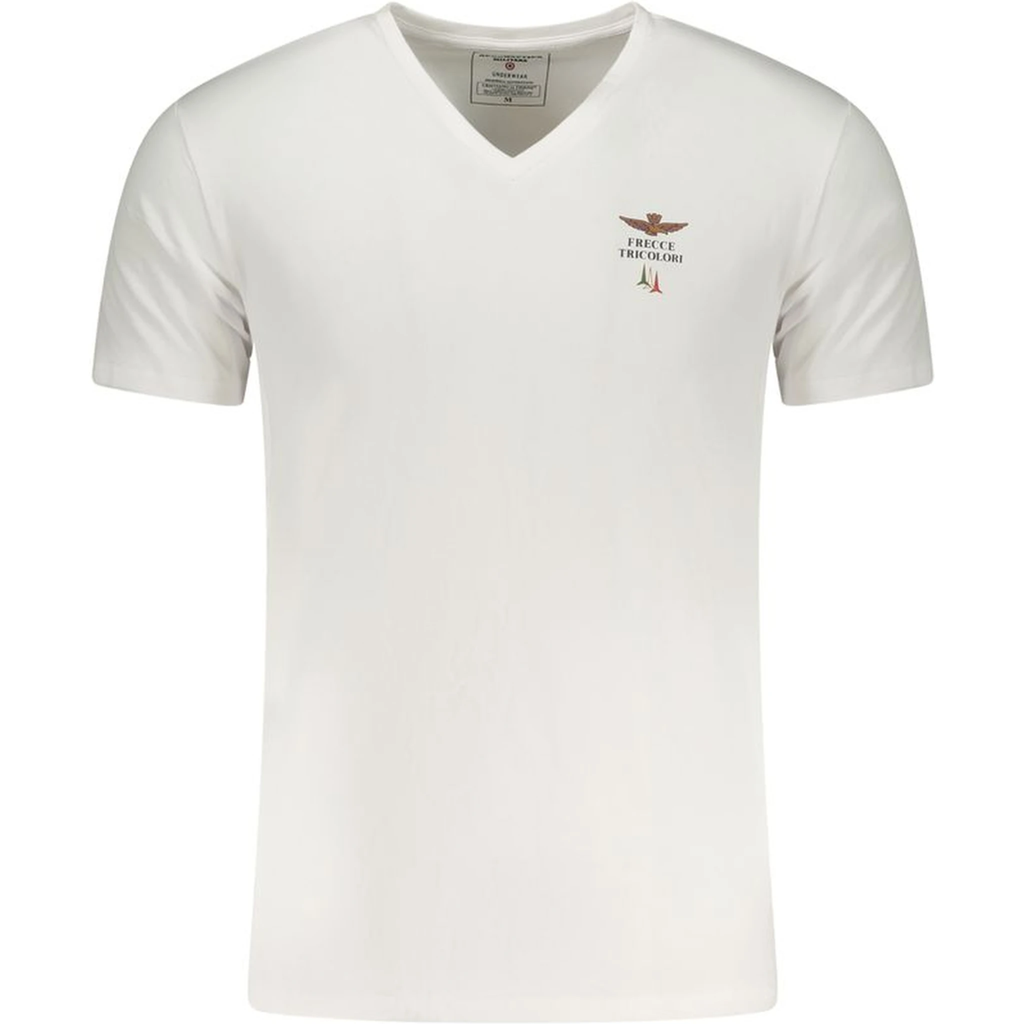 White Cotton Men Underwear Shirt