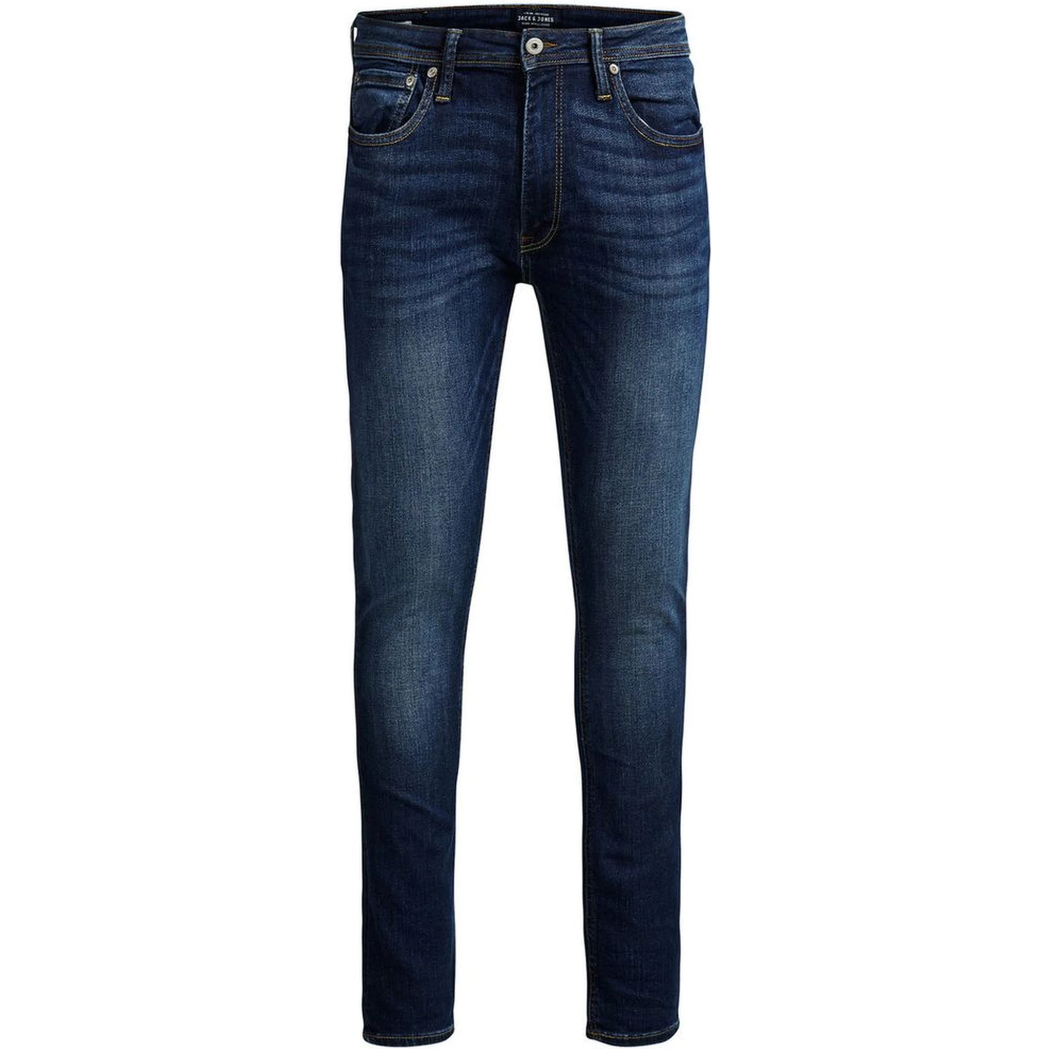 Blue Cotton Slim Fit Jeans