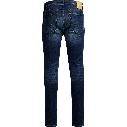 Blue Cotton Slim Fit Jeans