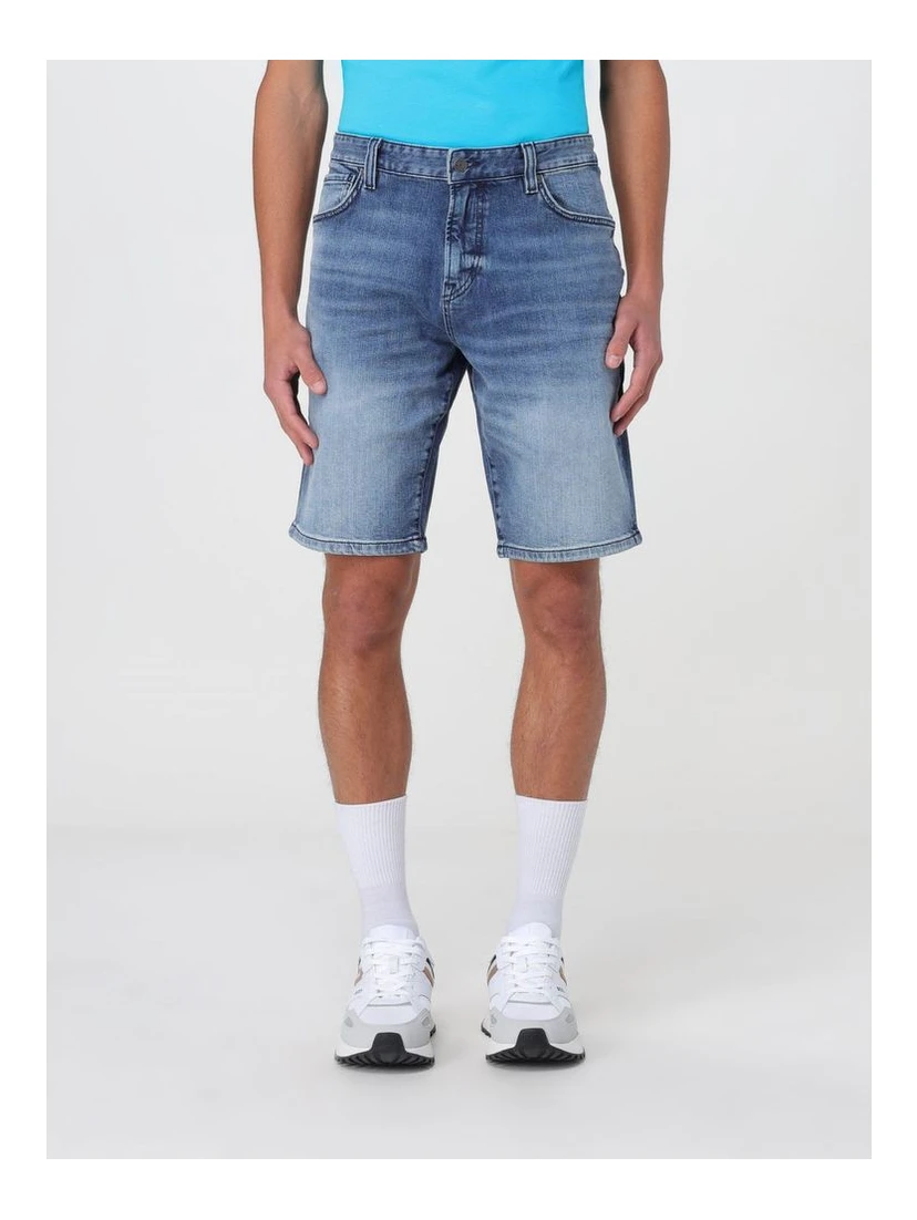 Blue Denim Shorts