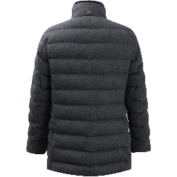 Silk and cashmere down jacket