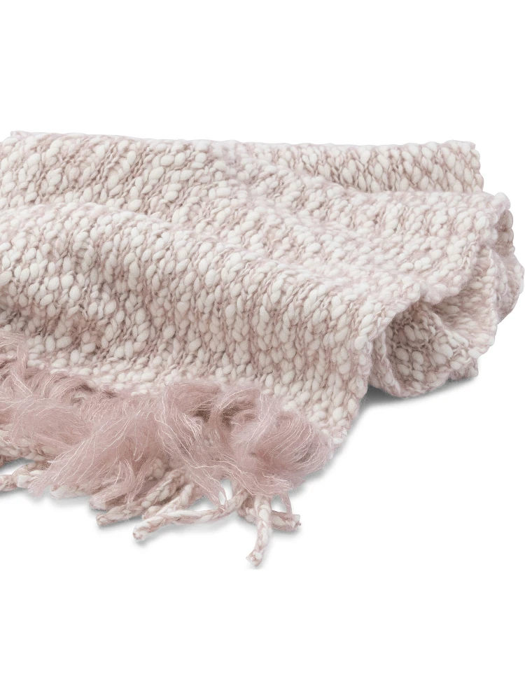 "Barite Bubbly" scarf in wool and mohair-silk alternative