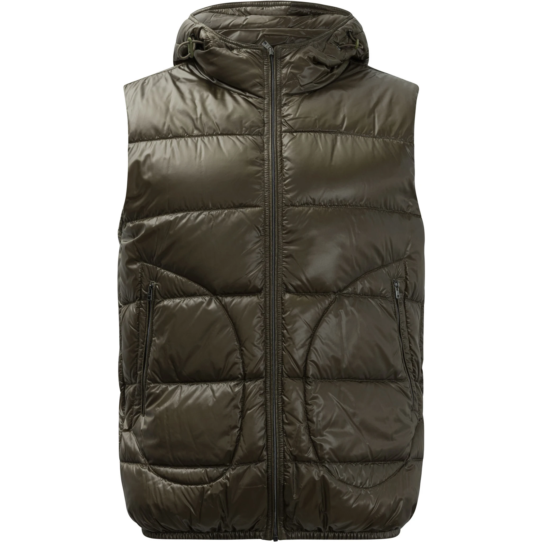 Hoodie sleeveless jacket