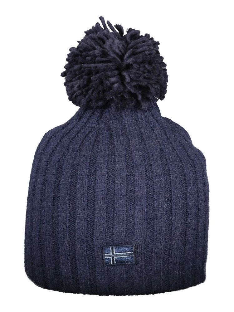 Blue Polyester Women Hat