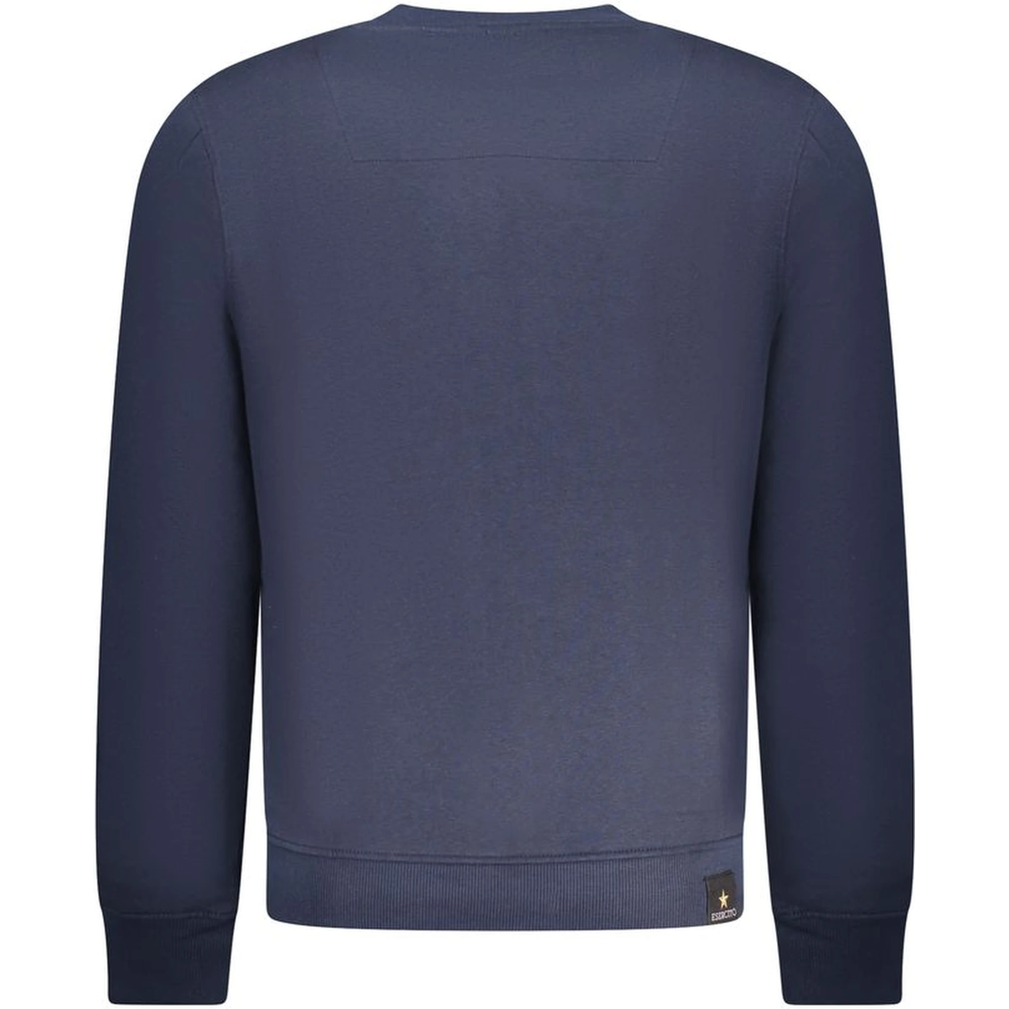 Blue Cotton Men Sweater