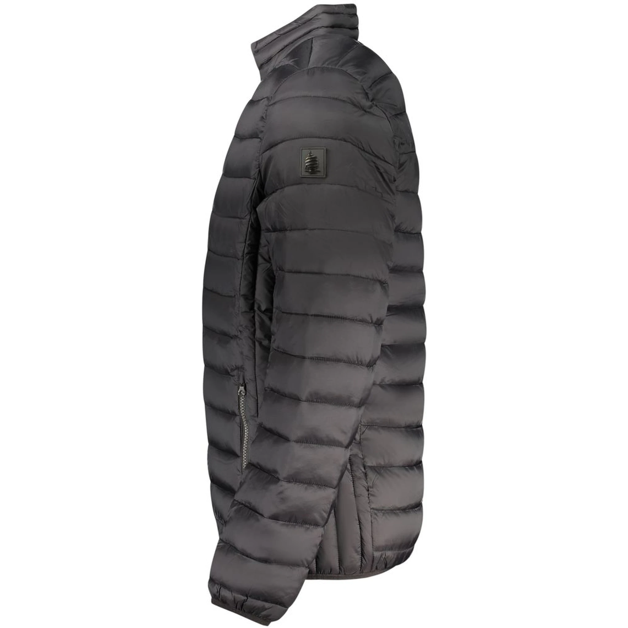 Black Polyamide Men Jacket