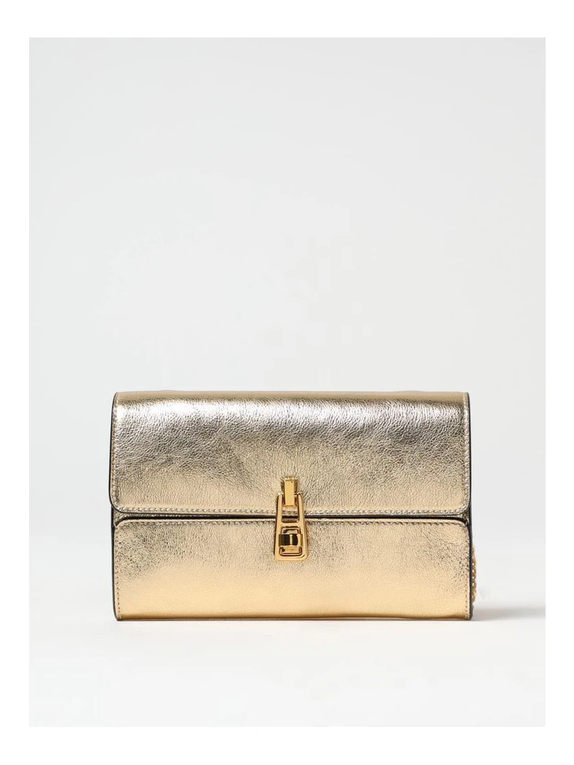 Gold Leather Handbag