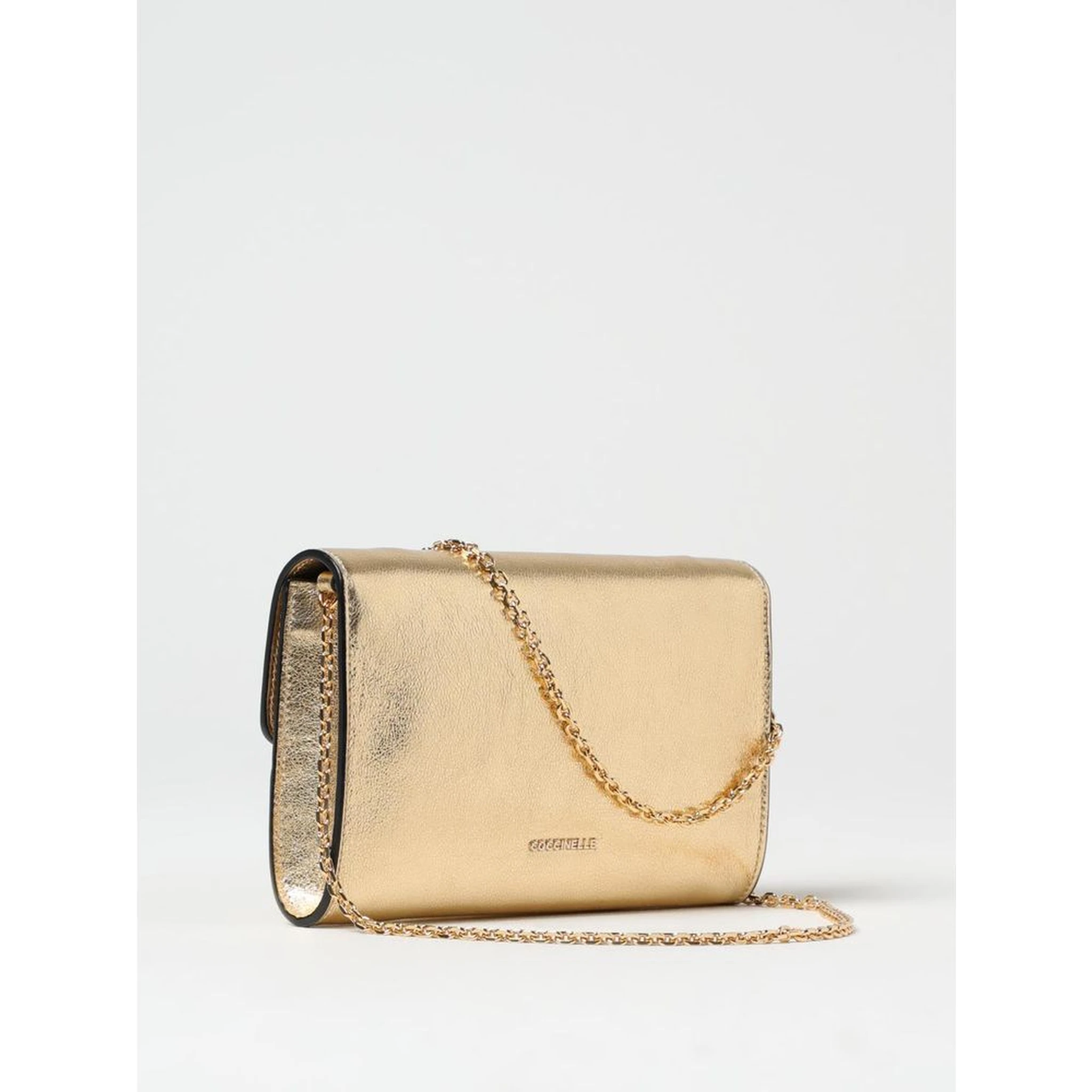 Gold Leather Handbag