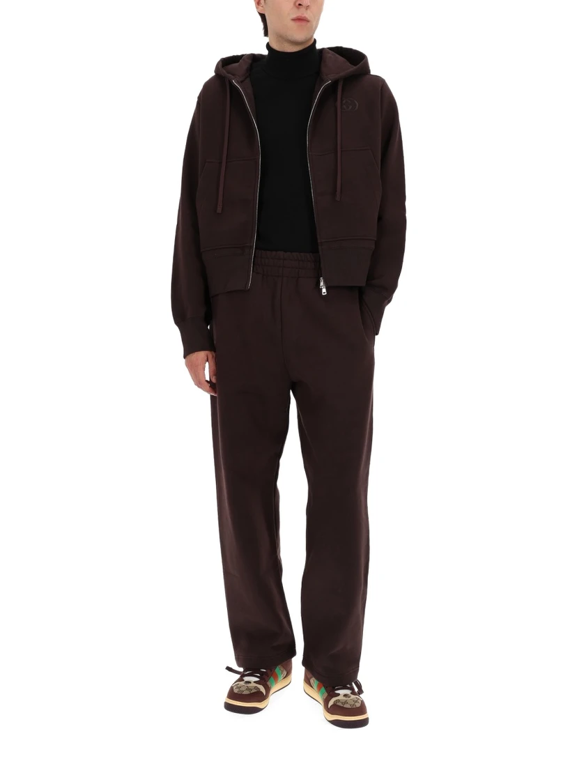 SWEATSHIRT WITH LOGO EMBROIDERY