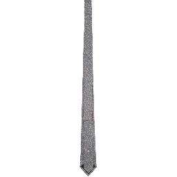 SILK TIE WITH CLAMPS