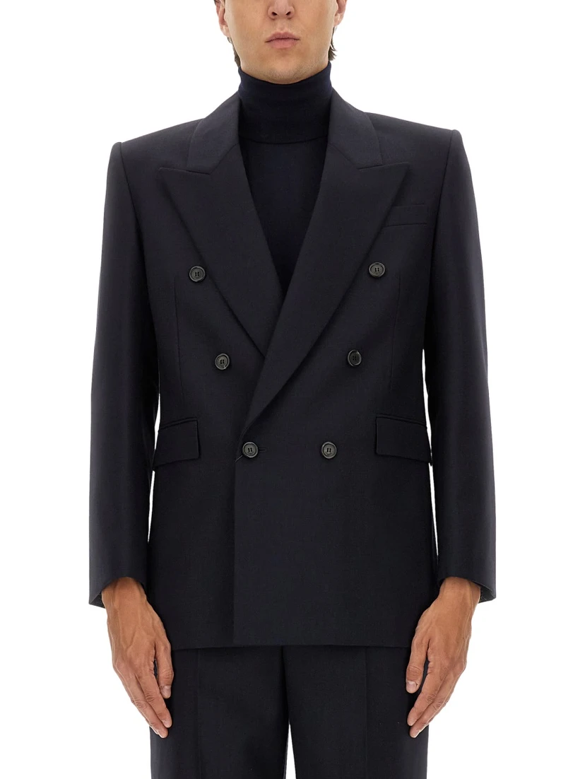 DOUBLE-BREASTED WOOL JACKET