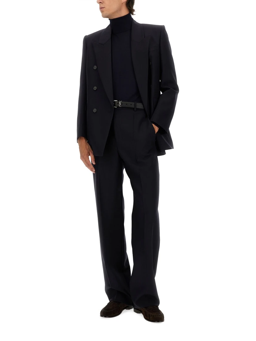 DOUBLE-BREASTED WOOL JACKET