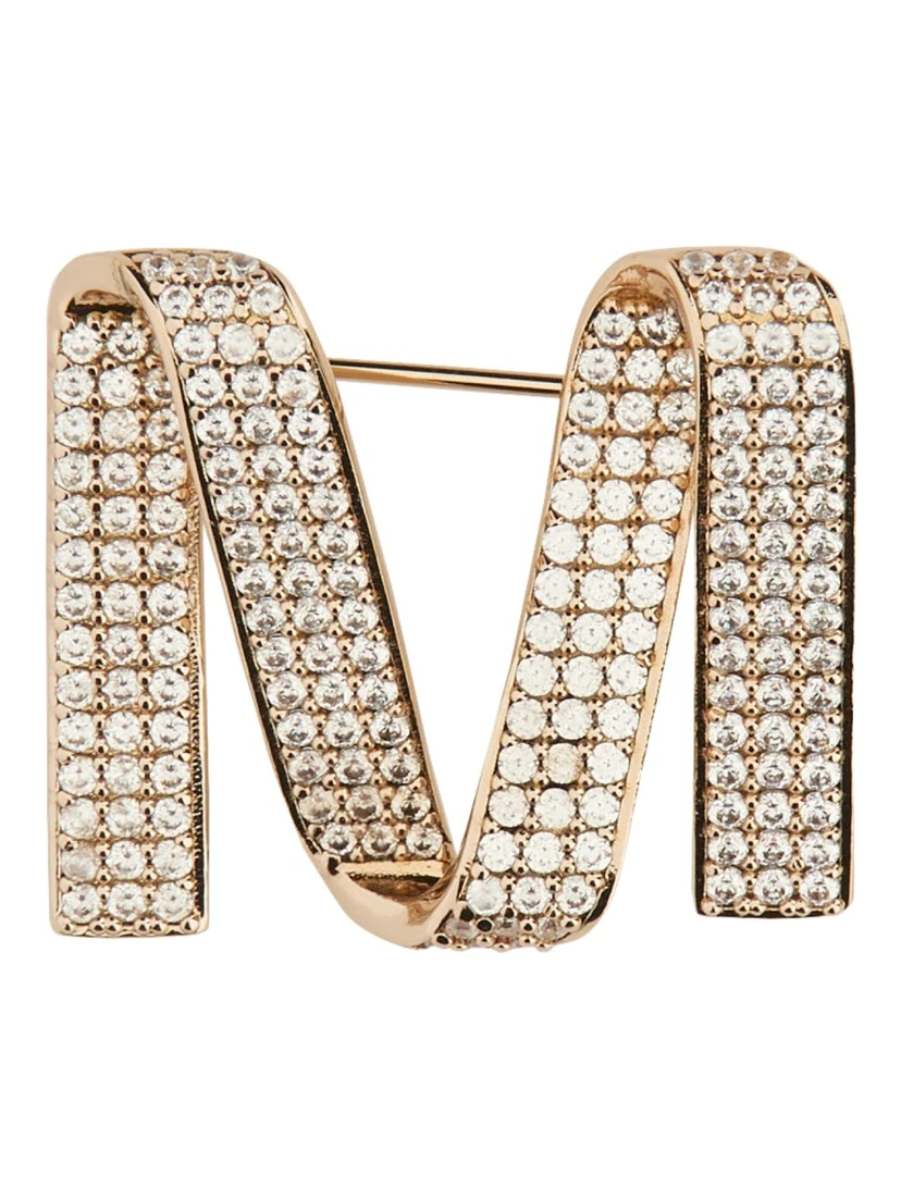 BROOCH WITH LOGO
