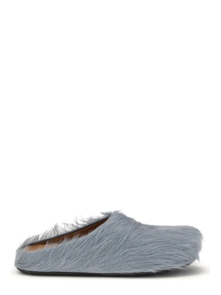 Light Blue Rubber Mules