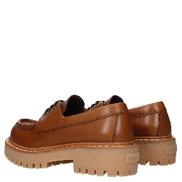 Brown Leather Oxfords And Derbies