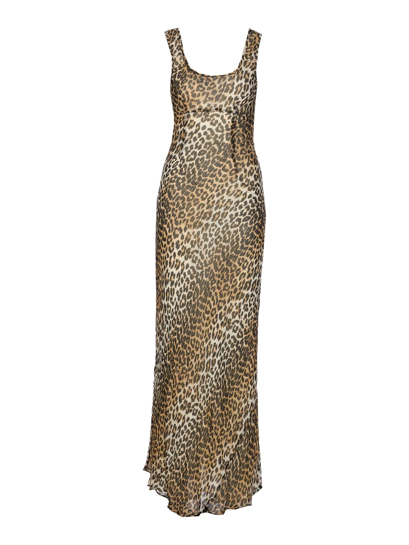 GANNI Dresses Brown