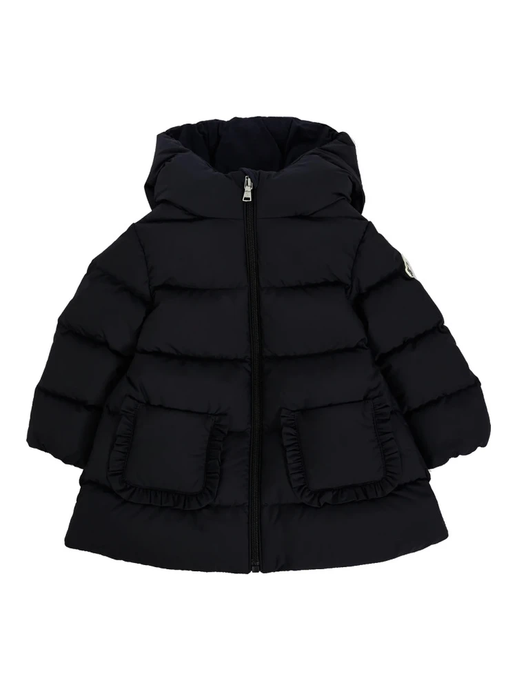 JACKET WITH LOGO AND HOOD